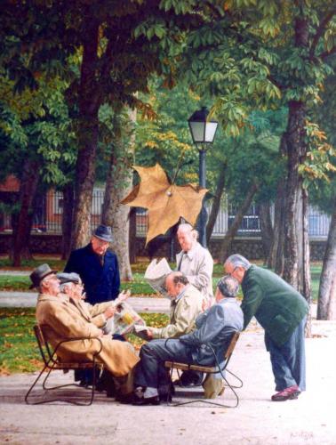 Otoño. Óleo sobre lienzo. 81x61 cm. 1988